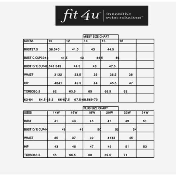 Fit 4 U Flyaway Swim Dress Blue One Piece 24W NWT - Picture 9 of 9